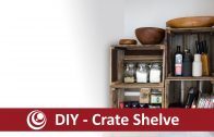 DIY Wooden Crate Shelve , simple and easy