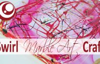 DIY Swirl Marble Art Craft