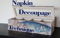 DIY Napkin Decoupage Technique – Decorating Wooden Boxes