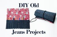 Recycled Denim Craft Ideas – DIY Old Jeans Projects – No. 2 Pencil case
