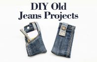 Recycled Denim Craft Ideas – DIY Old Jeans Projects – No1 Phone Case