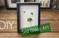 DIY Sea Glass Art, Sea glass projects