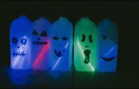 DIY Halloween Milk Bottlle Decoration